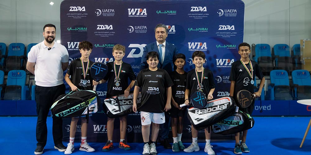 Third edition of Dubai Open Padel Academies Tournament achieves resounding success