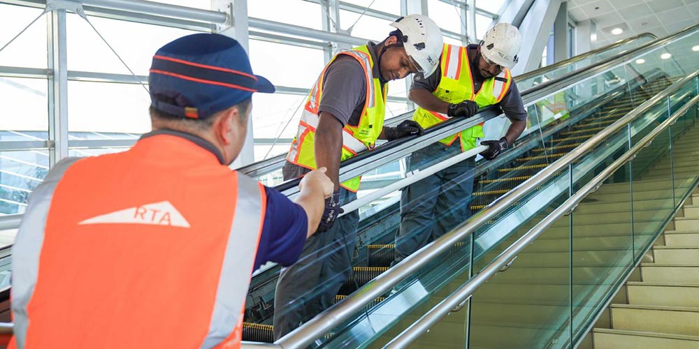 RTA Completes Overhaul Works for 262 Walkways and Escalators at Metro Stations