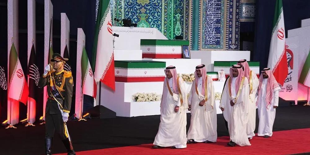 Vice Foreign Minister Conveys Saudi Leadership's Condolences to Iranian President on Passing of Former Supreme Leader