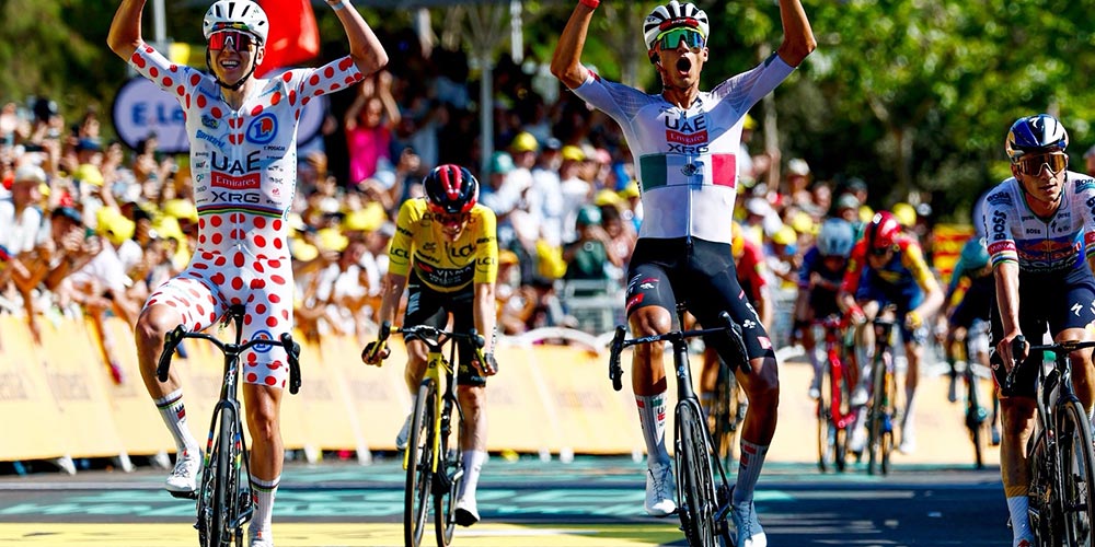 Isaac del Toro claims historic first Tour de France stage win as UAE Team Emirates-XRG dominates in Barcelona