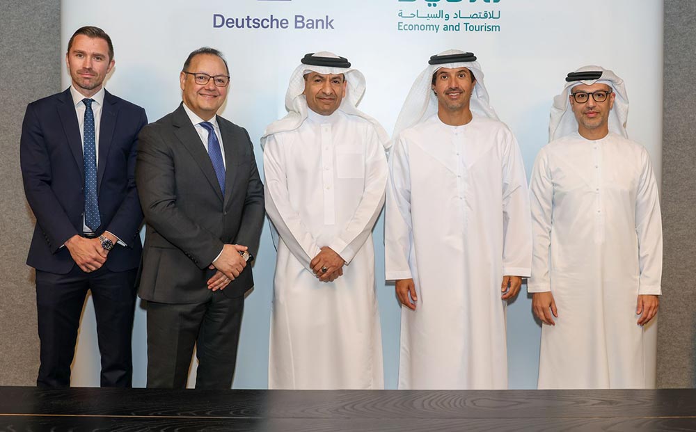The Dubai Department of Economy and Tourism (DET) has signed an agreement with Deutsche Bank to support international investor engagement and investment opportunities into Dubai
