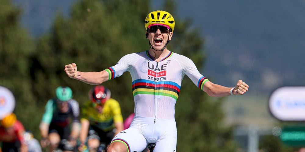 Tadej Pogačar takes stage 3 victory and Yellow Jersey at the Tour de France