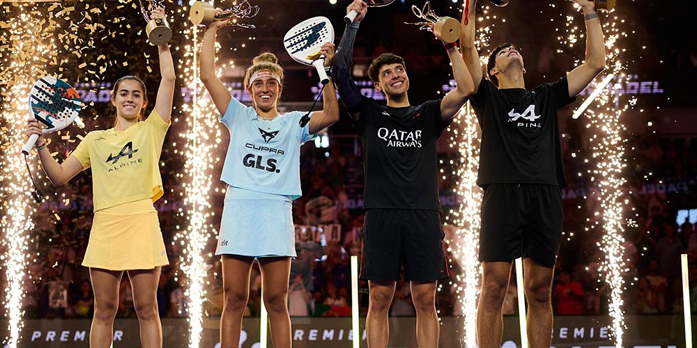Premier Padel Andalucía Málaga P1, the draws Coello and Tapia defend their title. Bea González aims to triumph again on home soil