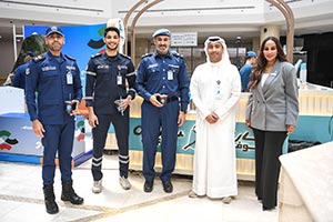 Burgan Bank Concludes Its National Initiative in Honor of the Kuwait Fire Force Frontliners