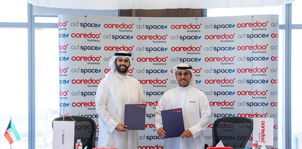 To Expand Digital Solutions Portfolio & Empower Businesses with Smarter Customer Engagement Ooredoo Kuwait Signs MoU with Ad Space