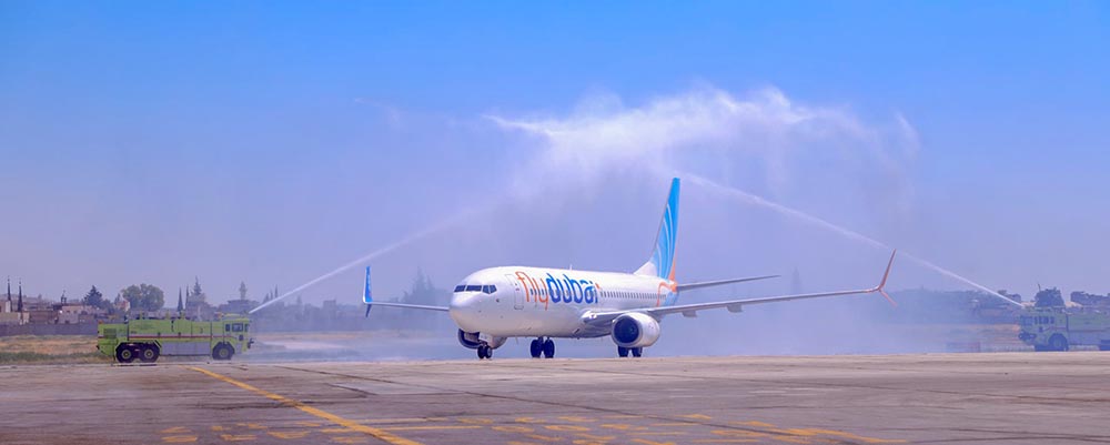 flydubai celebrates inaugural flight to Aleppo, expanding its network in Syria