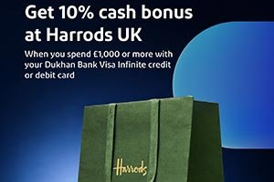 Dukhan Bank Launches Exclusive Offer Giving Cardholders Cash Bonus at Harrods UK