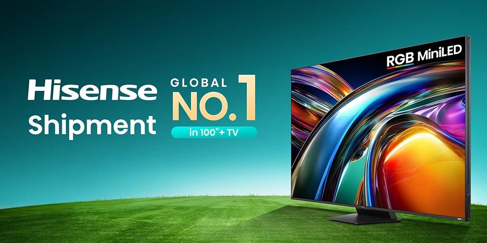 Omdia H1 2026: Hisense Ranks No. 1 Globally in 100-Inch-and-Above TV Shipments