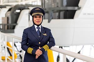 A milestone for Emirati ambition: Etihad Airways’ Captain Huda Al Musallami becomes the first Emirati woman training captain in the UAE