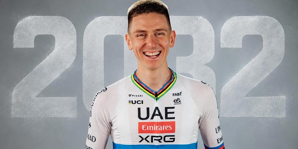 UAE Team Emirates-XRG announces contract extension for Tadej Pogačar through 2032
