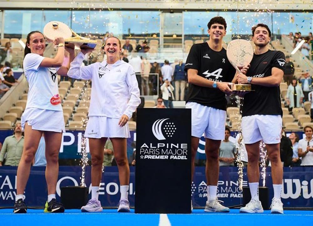 Premier Padel Alpine Paris Major The Coello-Tapia rule. Fourth straight Roland Garros title for Arturo and Agus. Sanchez-Ustero, what a dominant performance!