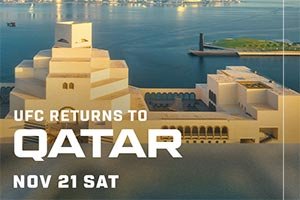 Visit Qatar announces the return of UFC to Doha this November