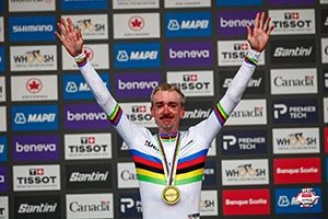 Brandon McNulty wins the UCI World Championships Road Race