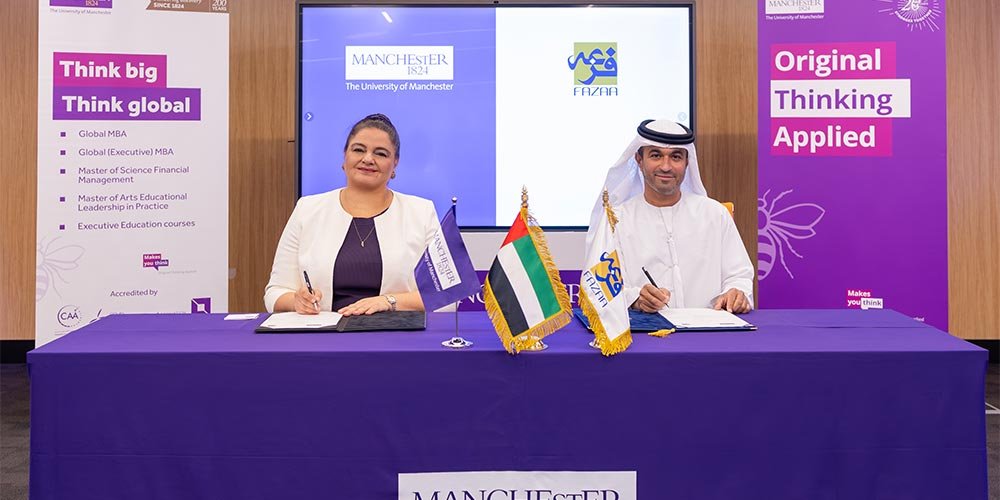 The University of Manchester – Dubai and Fazaa join forces to expand access to talent development opportunities