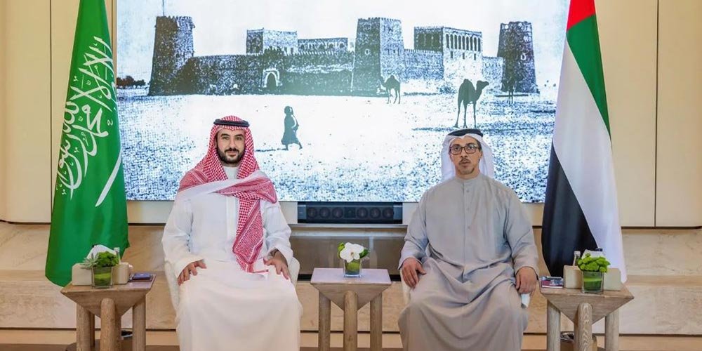 Defense Minister Meets with UAE Vice President in Abu Dhabi