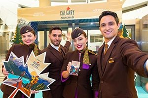 Wheels down in Western Canada: Etihad Airways makes history with first-ever non-stop flight between Calgary and the Gulf Region