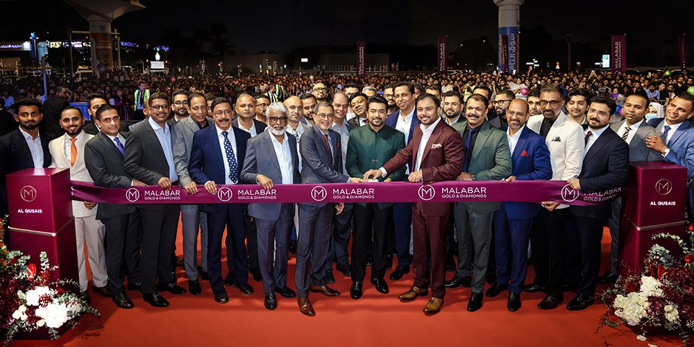 Dubai Witnesses Unprecedented Crowds as Actor Suriya graces the Grand Inauguration Celebrations of 3 New Malabar Gold & Diamonds showrooms