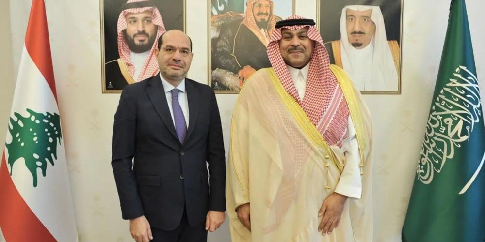 Saudi Ambassador to Lebanon Receives Lebanese MP Hassan Mourad